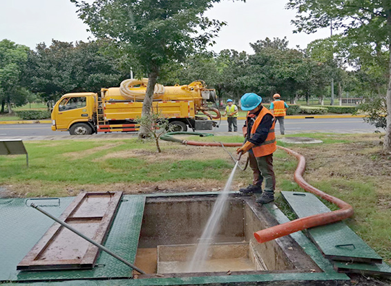 岳西化油池清理